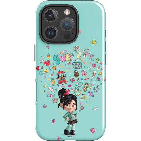 Disney Wreck-it Ralph Vanellope Sugar Icons iPhone 16 Pro Impact Case